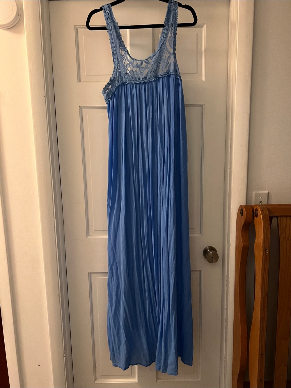 Blue maxi dress